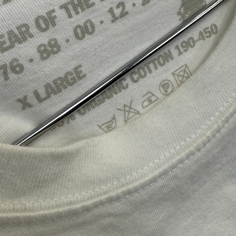 Maharishi Year of the Dragon T-Shirt Organic Cotton Off White Men XL - Picture 10 of 11